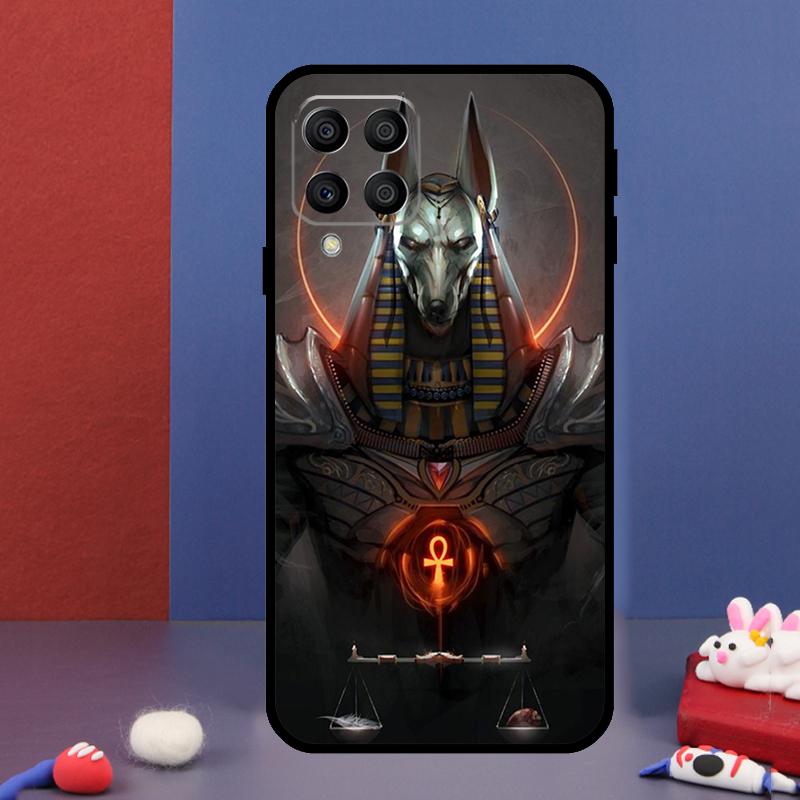 Anubis Ankh Egyptian God For Samsung Galaxy M31 M51 M33 M13 M23 M53 M15 M55 M14 M34 M54 M20 M30s M32 M52 Phone Case