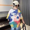 Jungen T-Shirt Hochwertige Kinderkleidung Sommer Cartoon Graffiti Bedruckte T-Shirts Kurzarm Kinder Tops Trendy