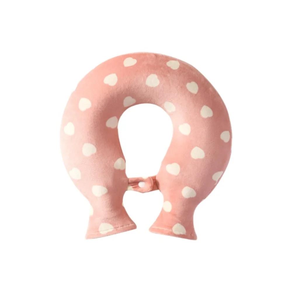 Verdickter U-förmiger Heißwasserbeutel Kalt- und Warmnutzung Wiederverwendbarer Heißwasserbeutel Nackenstütze Auslaufsicher Abnehmbares U-förmiges Kissen