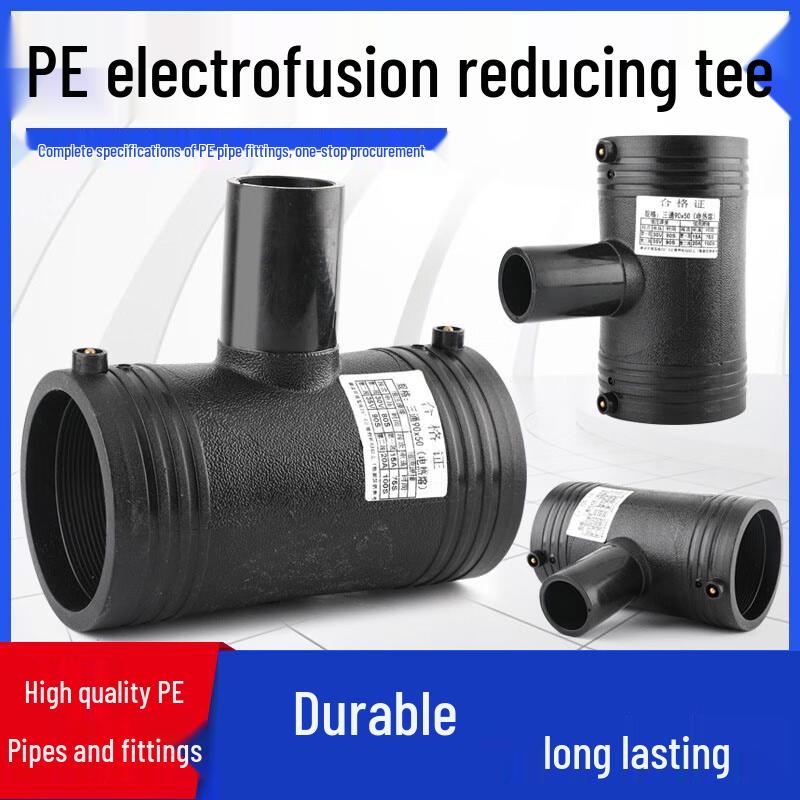 PE Electrofusion Reducing Tee for Water Pipes