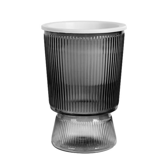 Self Watering Planter Pots African Violet Pots for Indoor Outdoor Windowsill Garden Modern Plastic Plant Pot with Wick Rope And Reservoir
