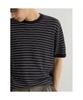 8SECONDS Natural Stripe Short Sleeve Knit Navy