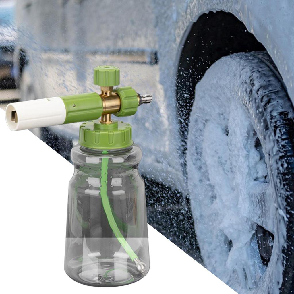 Car Foam Sprayer Adjustable Nozzle Pressure Washer Sprayer Foam Sprayer Adjustable Nozzle Foamer With Quick Connector Hose