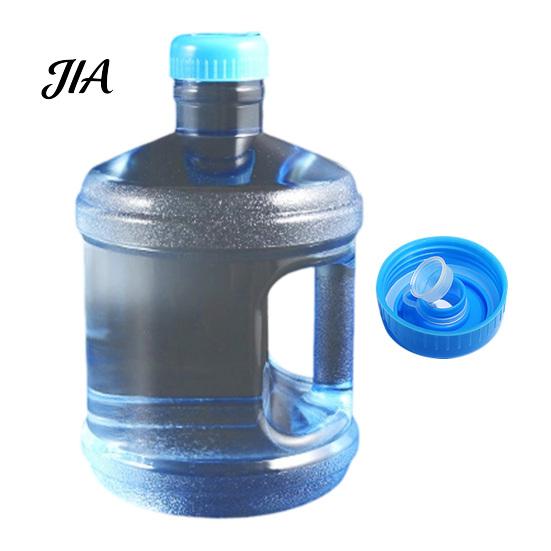 Food Grade Plastic Water Jug with Handle And Cap, Reusable Large Capacity Dispensers, Easy Grip Dispenser Transparent Bottle for Home Office