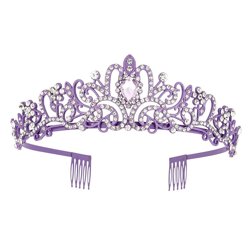 Crystal Diamond Bridal & Birthday Crown Hair Accessories