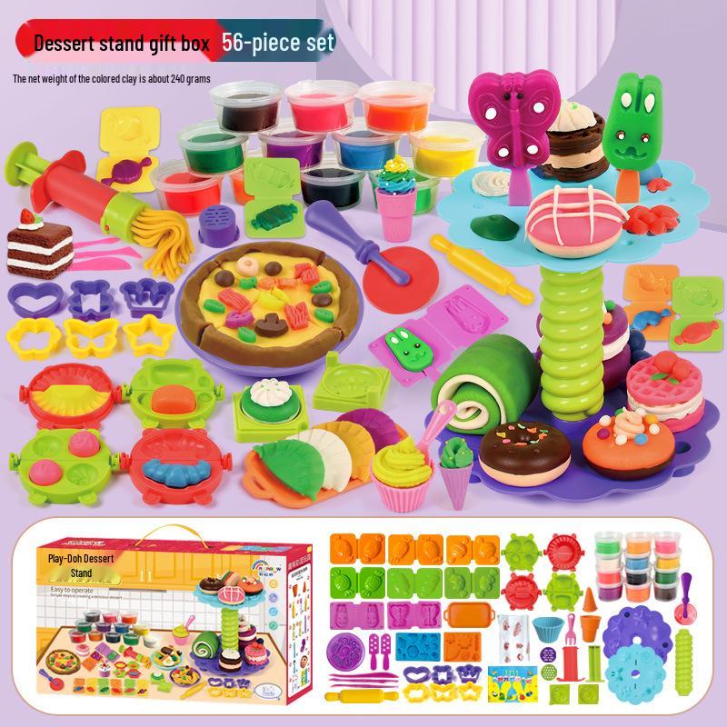DIY Ice Cream Maker Clay Molds & Tools Set for Kids