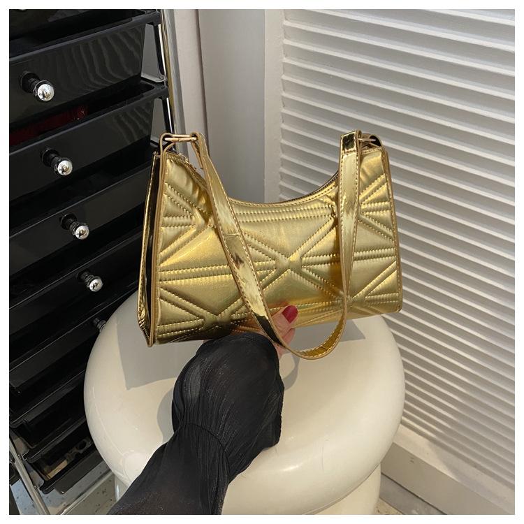 Women'S Bag Small Square Bag Versatile Shoulder Bag Foreign Style Armpit Bag Fashion Accessories Women'S Bag Tide