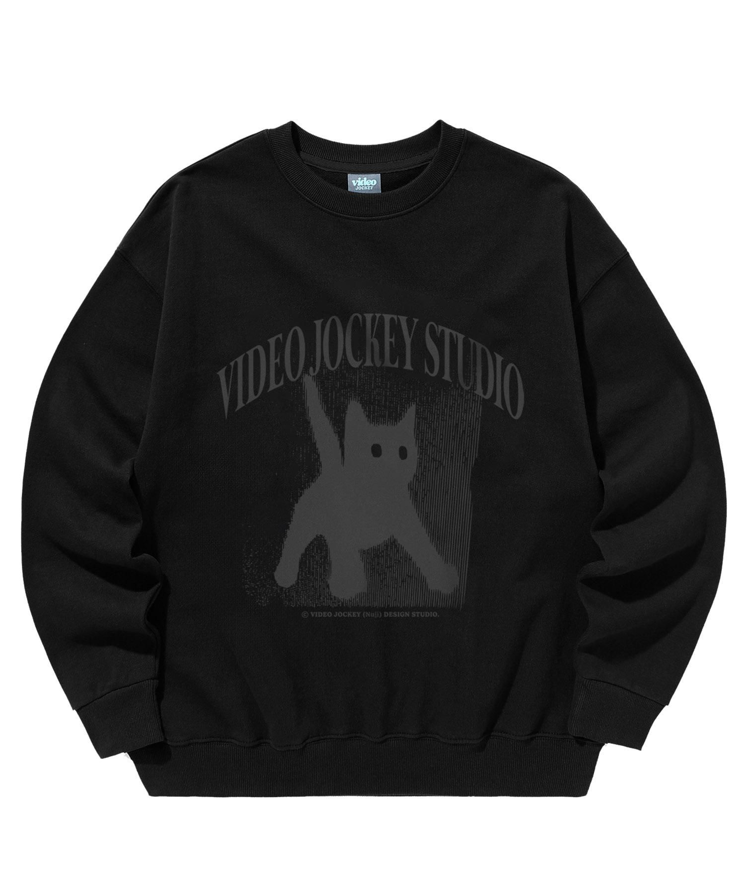 Свитшот Jaki The Kitty Is Watching [Черный] Black/S