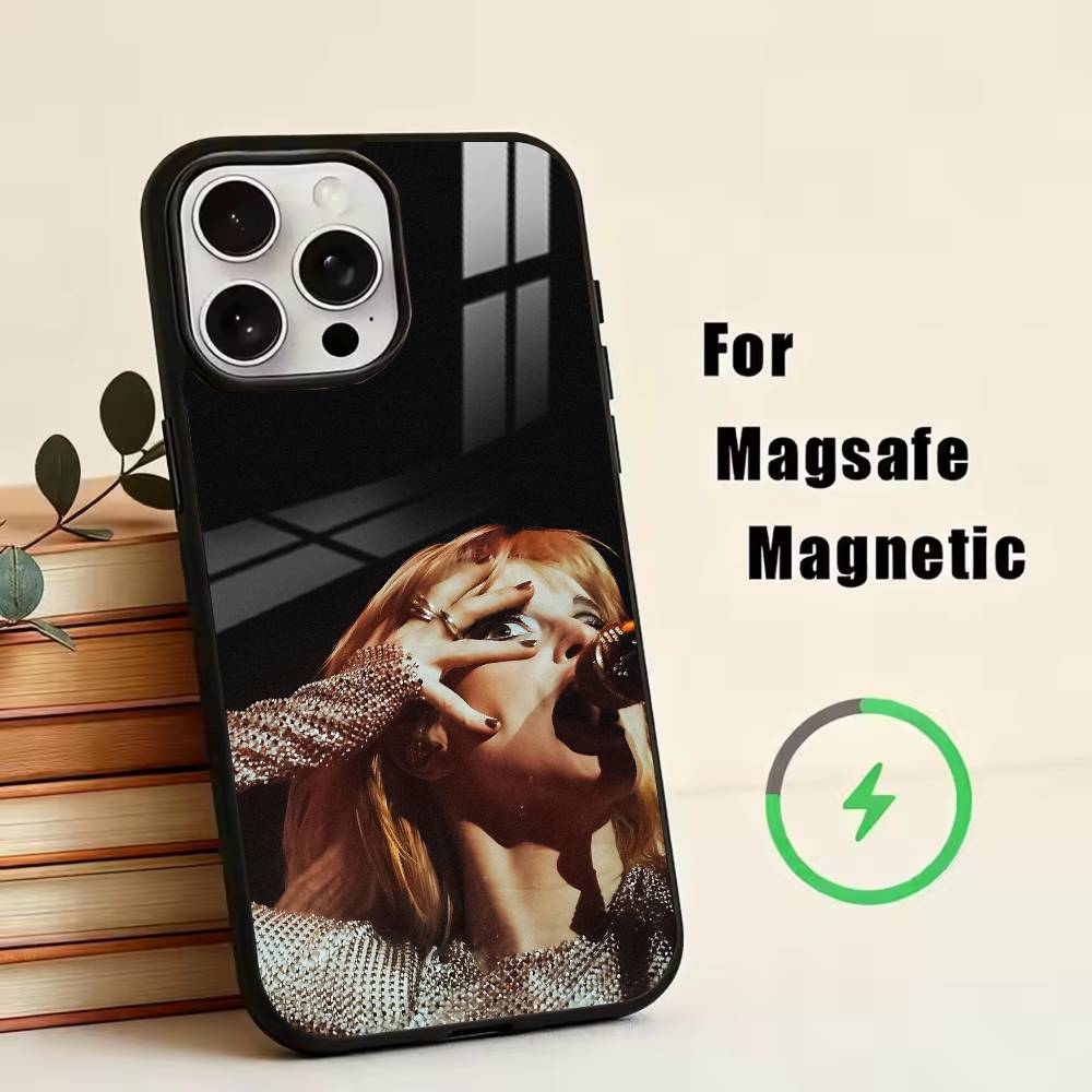 

Paramore P-Pop-Punk Band Phone Case For iPhone17,16,15,14,13,12,11 Plus,Pro Magnetic For Magsafe Wireless Charging iPhone16PRO