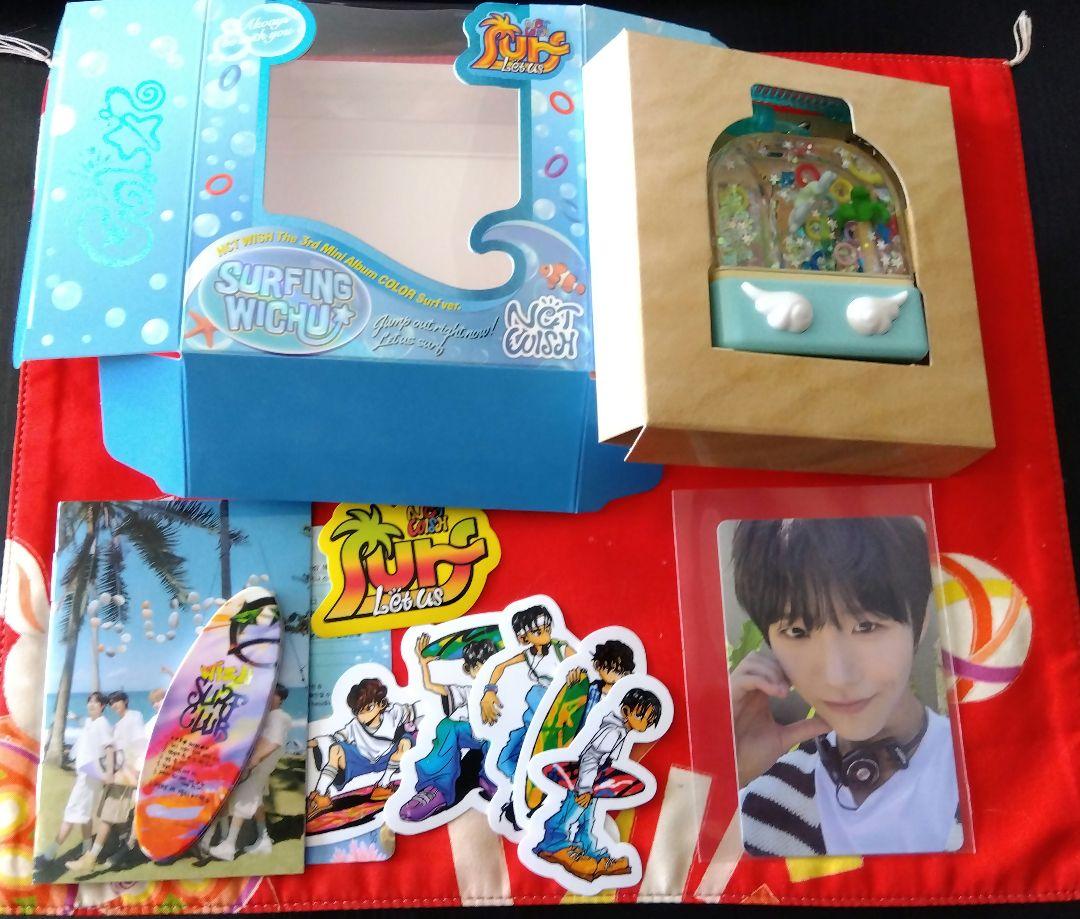 

[USED] Opened NCT WISH Jaehee color (surf) ver.