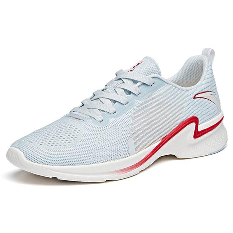 Anta Hydrogen Run II Cushioning Slip Resistant Abrasion Resistant Low Top Running Shoes Men's Blue Red 112025540-3