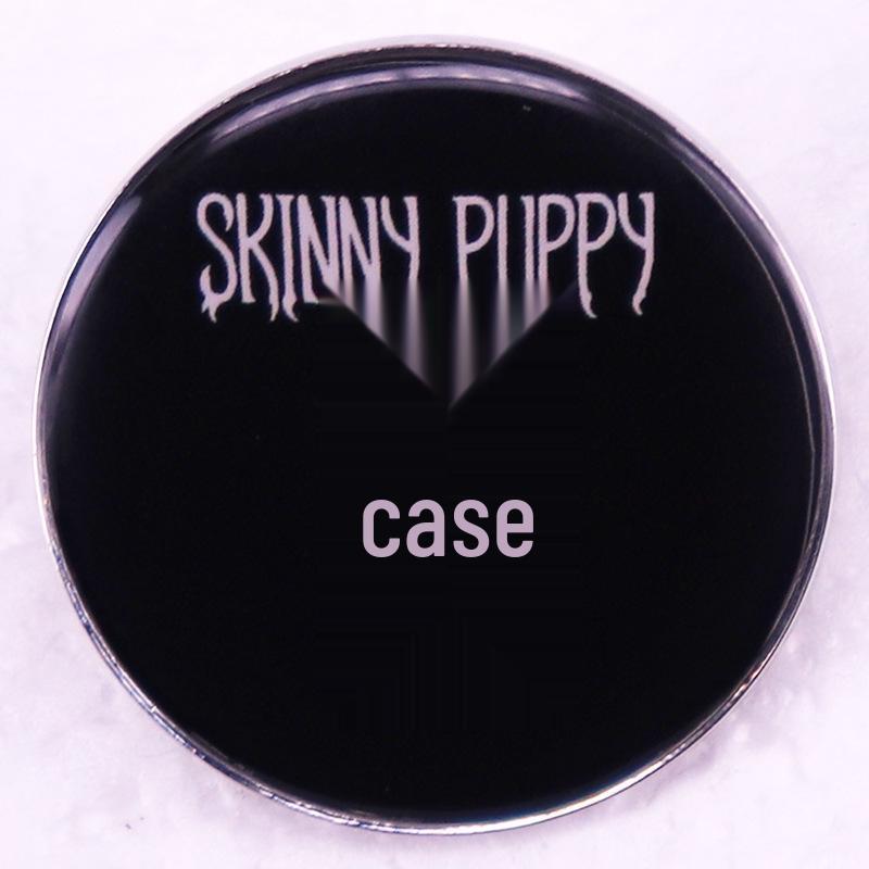 

Skinny Dog Canada Band Pin Badge Size: Standard
