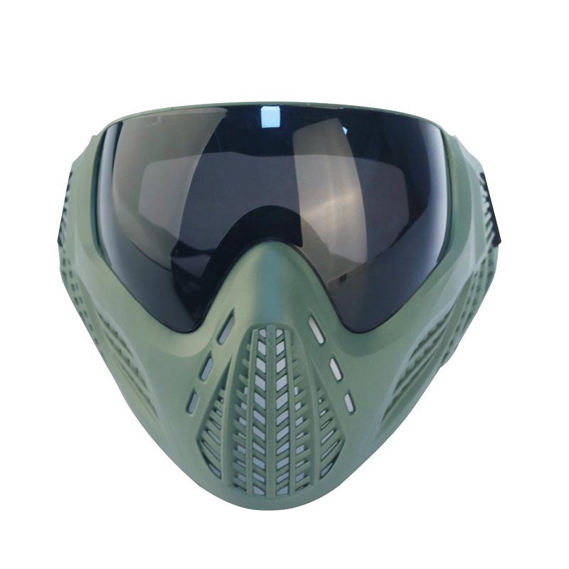 Outdoor Tactical Cycling Mask with Goggles for Self-Defense and Live-Action Play