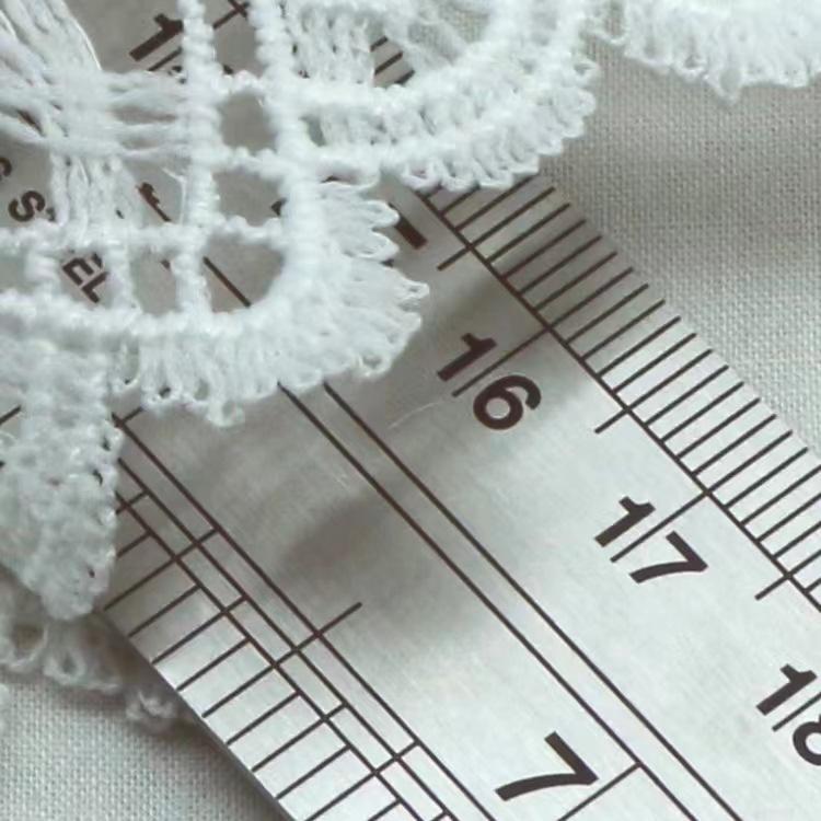Milk Silk Embroidery Water-Soluble Lace Lace Hollow-Out Non-Elastic Embroidery Barcode Clothing Accessories