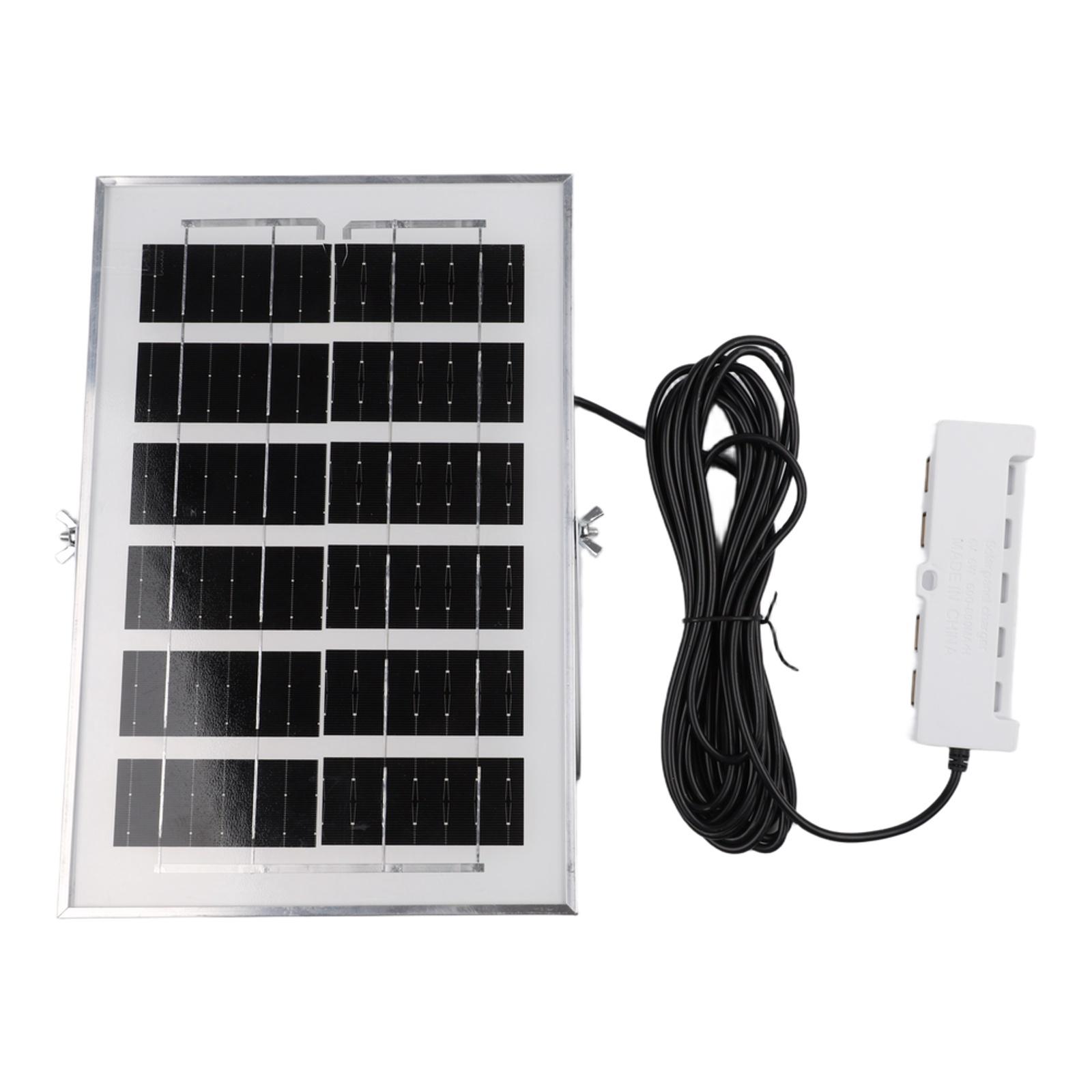 4 USB Ports Solar Battery Charger Camping Efficient Solar Energy Converter Solar Inverters Compact Form Factor China Mainland