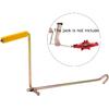 Car Truck Van Scissor Lift Jack Crank Handle, Car Steel Tire Wheel Lug Wrench Scissor Jack Crank
