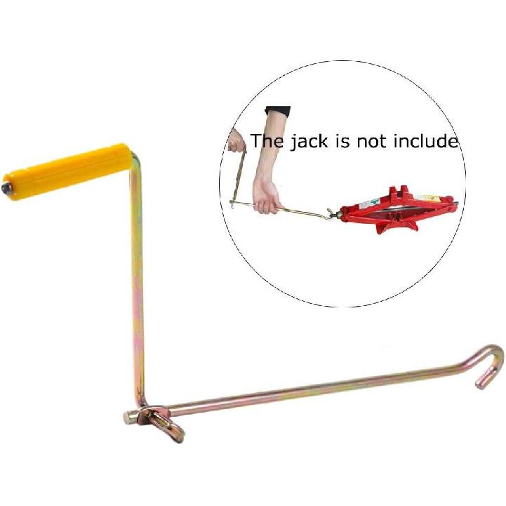 Car Truck Van Scissor Lift Jack Crank Handle, Car Steel Tire Wheel Lug Wrench Scissor Jack Crank