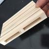 Coaster pentru paleți Construcție robustă Lemn natural Whisky Cocktail Băuturi Ornament de birou pentru paleți pentru casă