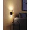 Night Lights Plug Into Wall Decorative, Modern Crystal Wall Sconce with Dimming Switch, Perfect for Bedroom, Living Room, Hallway, Bathroom,Baby's