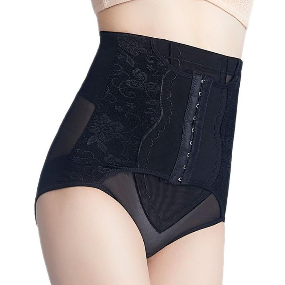 Floral Slimming Underpants Women High Waist Butt Lifting Briefs Postpartum Body Shaper  Postpartum