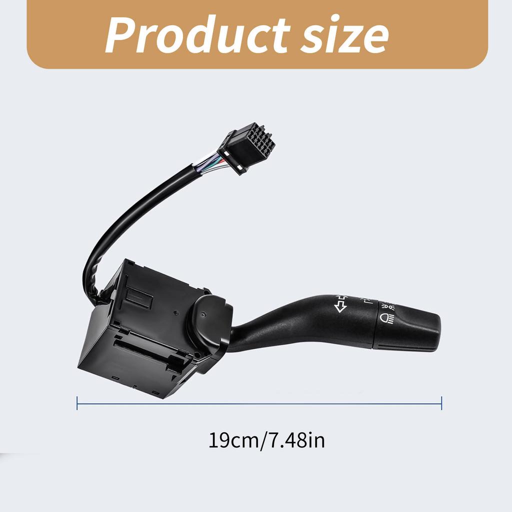 Car Steering Signal Lever Vehicle Headlight Light Control Switch Replacement Multifunction for 35255-SDA-A01 35255SDAA01