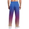 Men's Tie, Gradient Casual Pants With Pockets | Loose Straight Leg, Elastic Waist With Drawstring For Daily & Casual Wear