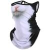 3D Dyr Magisk Skjerf Bandana Pustende Halsvarmer Gaiter Hengeøre Utendørssport Trekantet Ansiktsmaske Skjerf Sommer