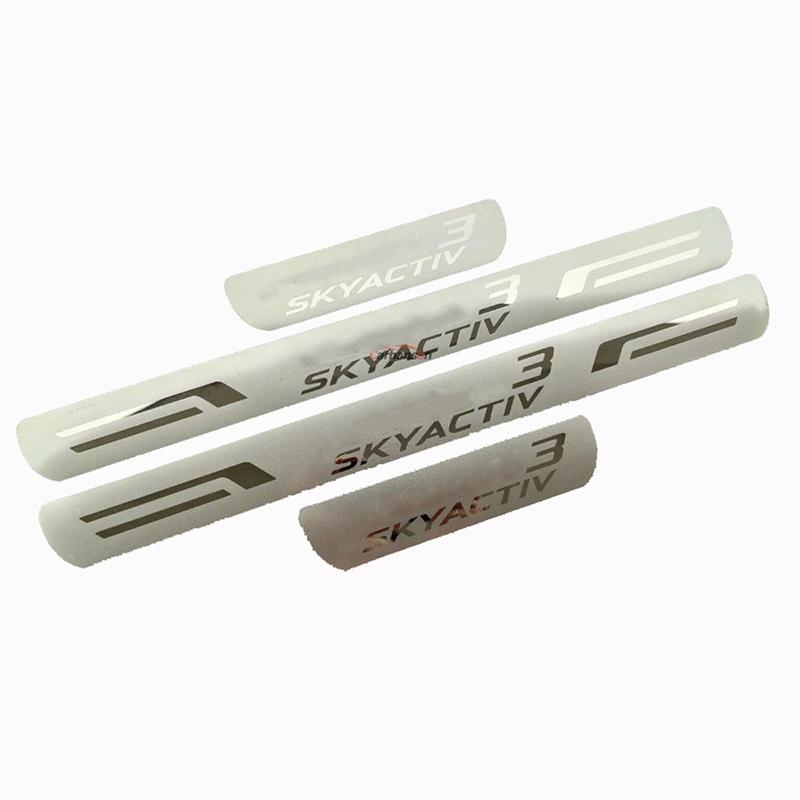 Автомобиль Для Mazda 3 2008-   2024 Накладка на порог Дверная накладка Защитная накладка от царапин Защитные накладки Внутренние аксессуары 2008-2024