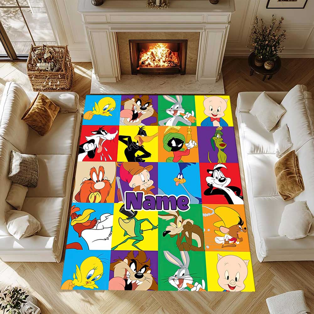 Like Warner Bros. Movies (10) Customize your name rug, office chair cushion, home bedroom living room gift.