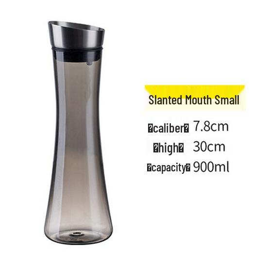 Acrylic High-Temperature Resistant Pitcher - Large Capacity Cold Water and Juice Jug for Home, Restaurant, or Bar