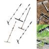 Heavy Duty Yard Garden Hoe Weeding Rake Steel Agricultural Tiller for Garden Maintenance and Planting
