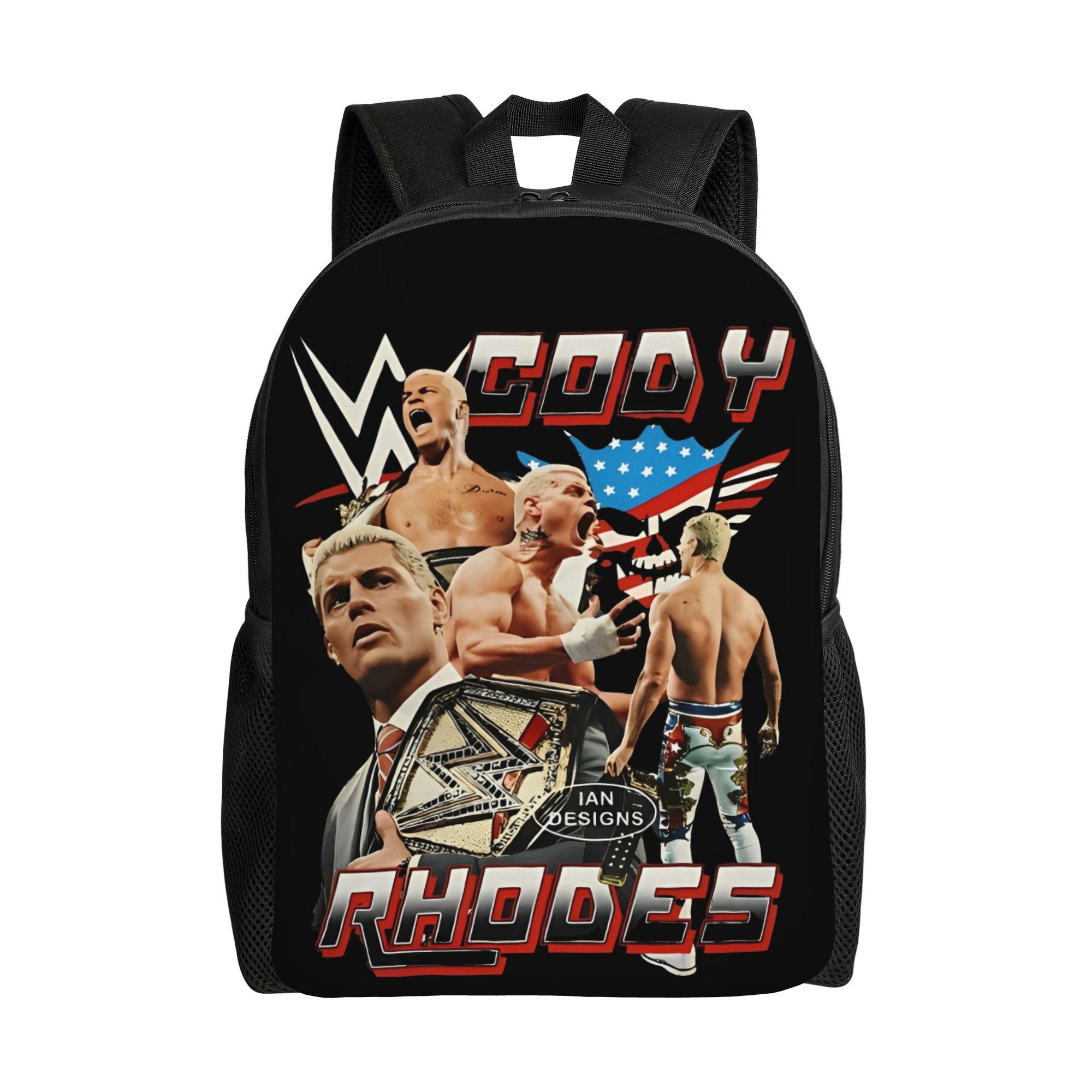 Cody Rhodes American Nightmare Logo Sibainu Mode Rugzak Outdoor Middelbare School Werk Dagrugzak College Schoudertas