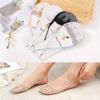 2 Pairs of See-Through Half Lace Fake Socks for Women