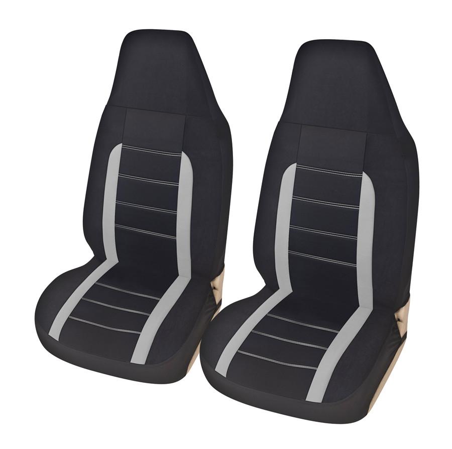 

One-piece seat cover-bird s eye cloth gray (right)