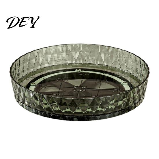 Rotating Countertop Organizer 360 Degree Spice Rack, Lazy Susan Turntable Bottle Storage Rack for Cabinet, Pantry, Seasoning Holder Kitchen Plastic