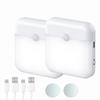 Wireless PIR Motion Sensor LED Night Light Rechargeable Human Body Induction  Automatic Light On/Off For Home Bedside Lighting