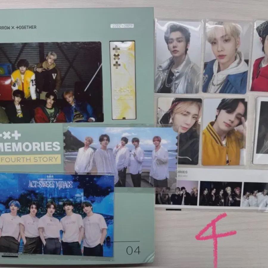 Txt Tomorrow X Together Memories Fourth Full Set Sell Yeonjun Subin Beomgyu