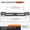 1Pcs Universal License Plate Holder Frame Motorcycles Numbers Plates Fixed Bracket Modification Accessories