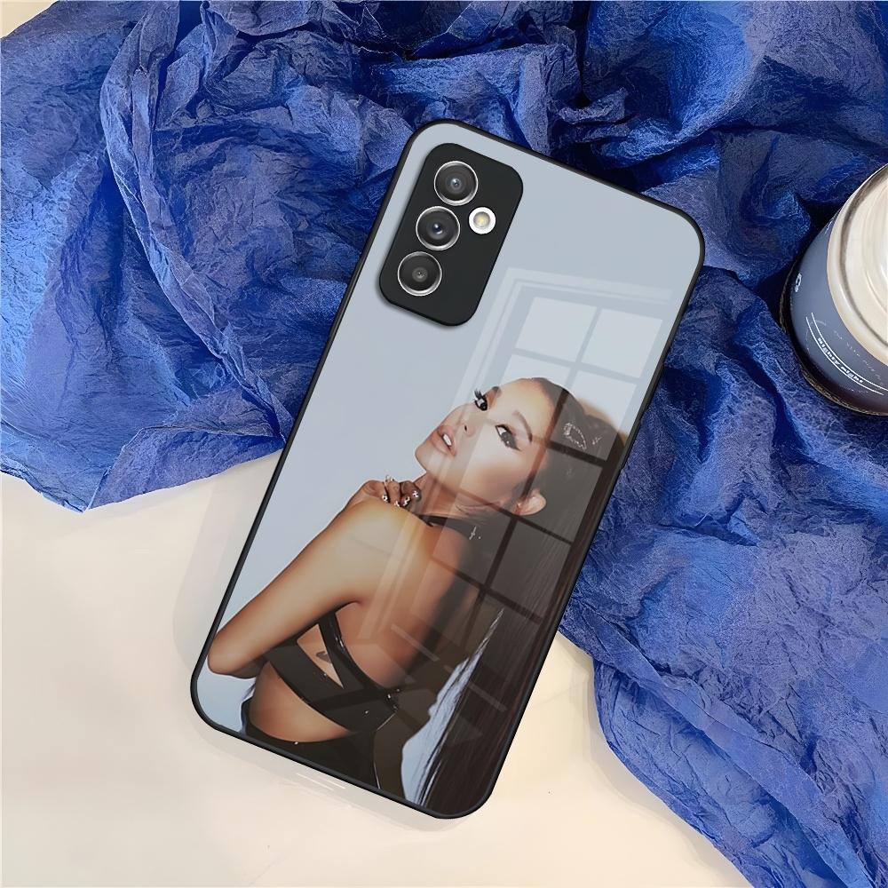 A-Ariana G-Grandes Handyhülle für Samsung Galaxy S25 S24 S30 S21 S23 S20 S22 Fe Note 20 Pro Ultra Plus Glas Hülle
