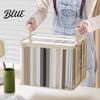 Stationery Storage Bag Clothes Bag Transparent Large Capacity Book Organizer with Zipper And Handle Design Portable for Home Dormitory Visible