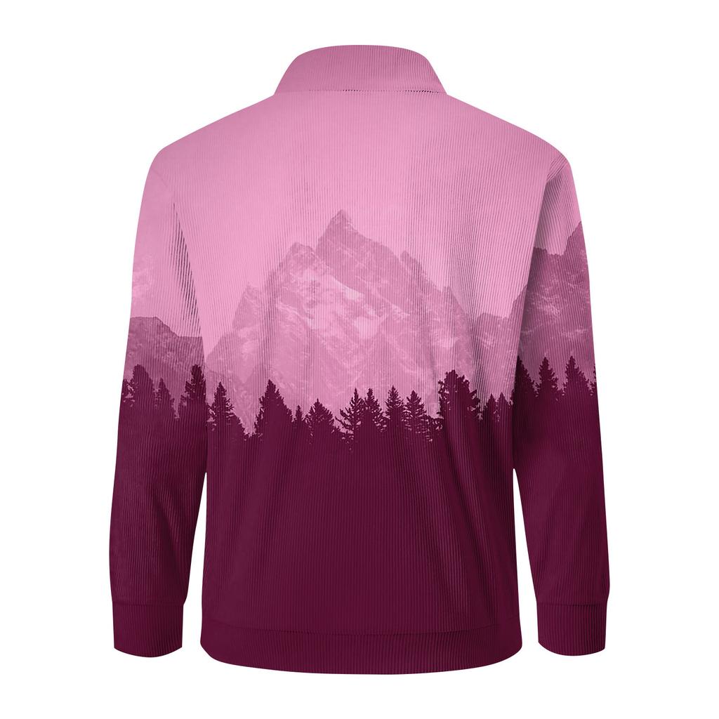 Lässiges Retro-Sweatshirt mit Farbverlauf für Herren