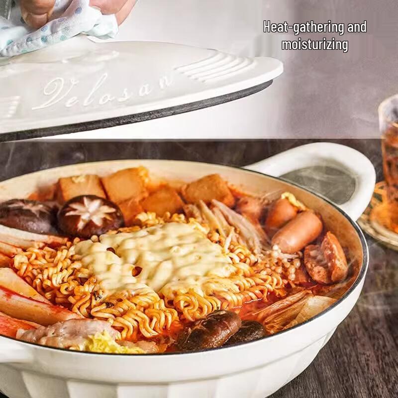 Velosan Emaillierter Schmortopf