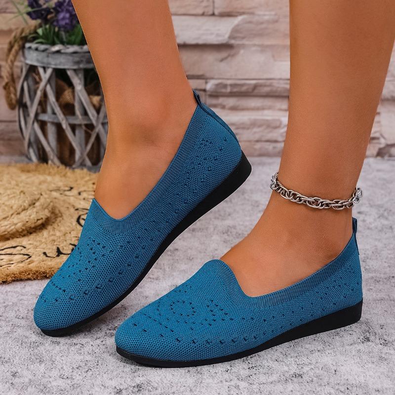 

Модные женские балетки Модная обувь Удобные Противоскользящие Слипоны Лоферы Женские Уличные Большого размера Кроссовки Женские Zapatos De Mujer 43 синий