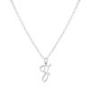Elegant 26-Letter Uppercase Pendant Necklace: Simple and Fashionable European-American Clavicle Chain with Niche Design