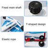 Waist Twisters with Resistance Bands Nonslip Waist Sculptor Twisters Core Workouts Waist Twist Board Machine for Men Women  Pink Color