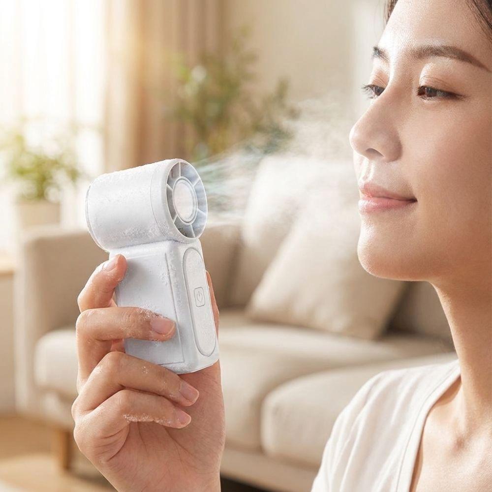 Adjustable Mini Handheld Fan USB Rechargeable Pocket Fan Air Cooling Fan Portable Turbo Fan Travel