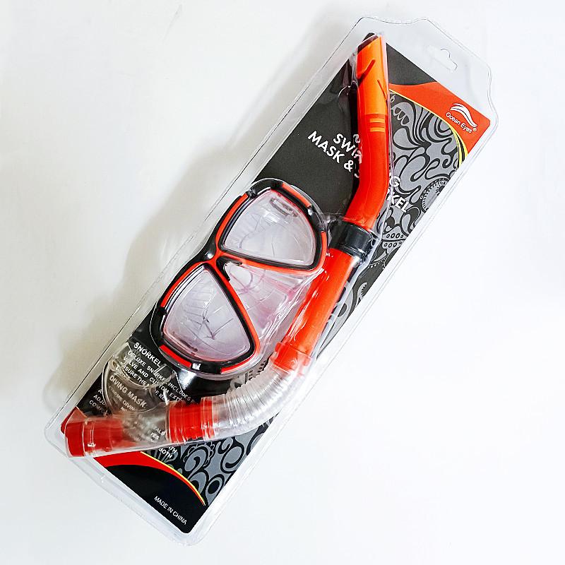 Supply Of Diving Goggles Semi-Dry Snorkeling Frog Goggles Diving Kit Pvc Headband Supply 8012/2tta1 adult size