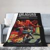 Dungeons Dragons DnD Blankets Fleece Winter Breathable Warm Throw Blanket for Home Office Rug Piece