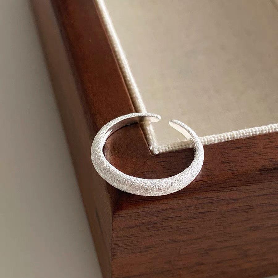

925 Sterling Silver Ring For Women Fine Jewelry Finger Adjustable Open Vintage Trendy Shinning Ring For Party Birthday Gift resizable