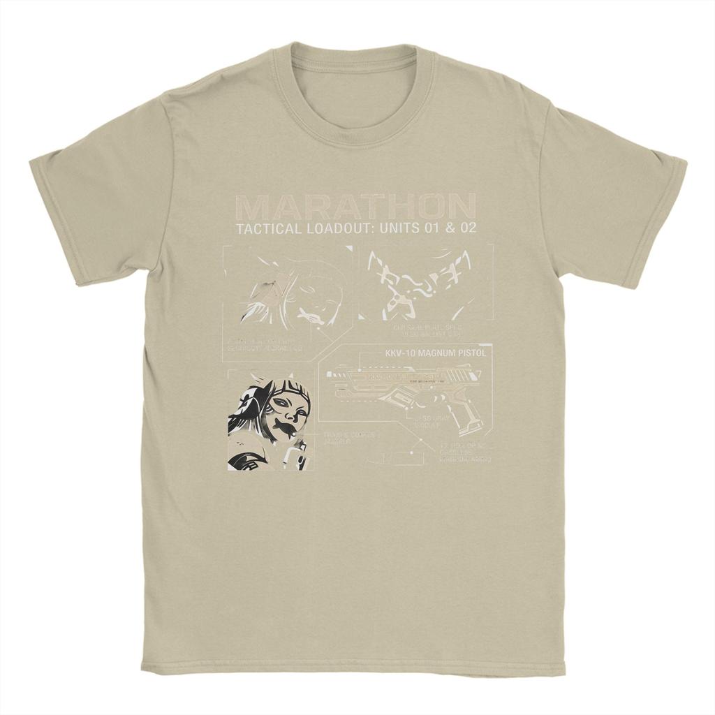 Game Marathon Collection  TShirt Men  Unique Pure Cotton Tees Crew Neck Short Sleeve T Shirt Plus Size Clothes